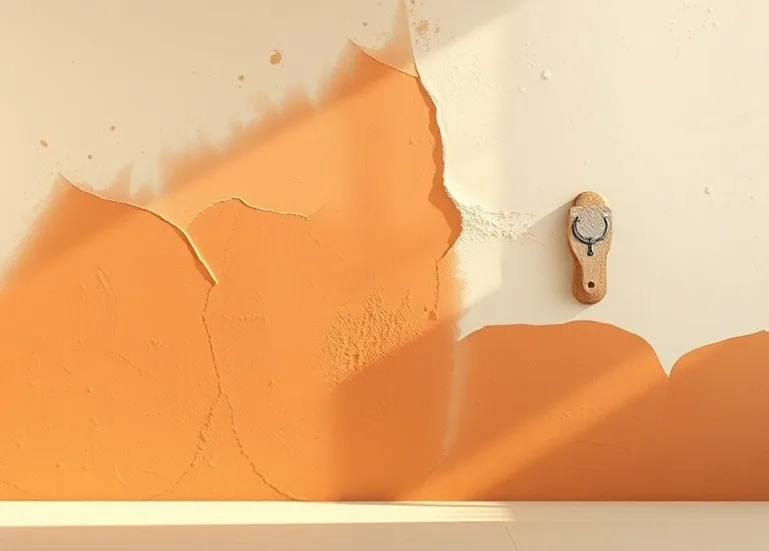Application d'un enduit décoratif à la lisseuse sur un mur